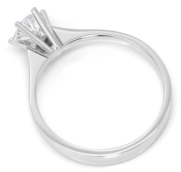 Foto 3 - Brillant-Solitär Ring 0,52ct feines Weiss Lupenrein 18K, R7116