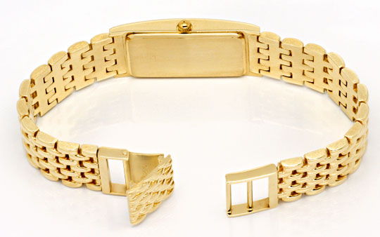 Foto 5 - Massiv Goldene Damen-Armbanduhr Goldband, Priosa Topuhr, U1155